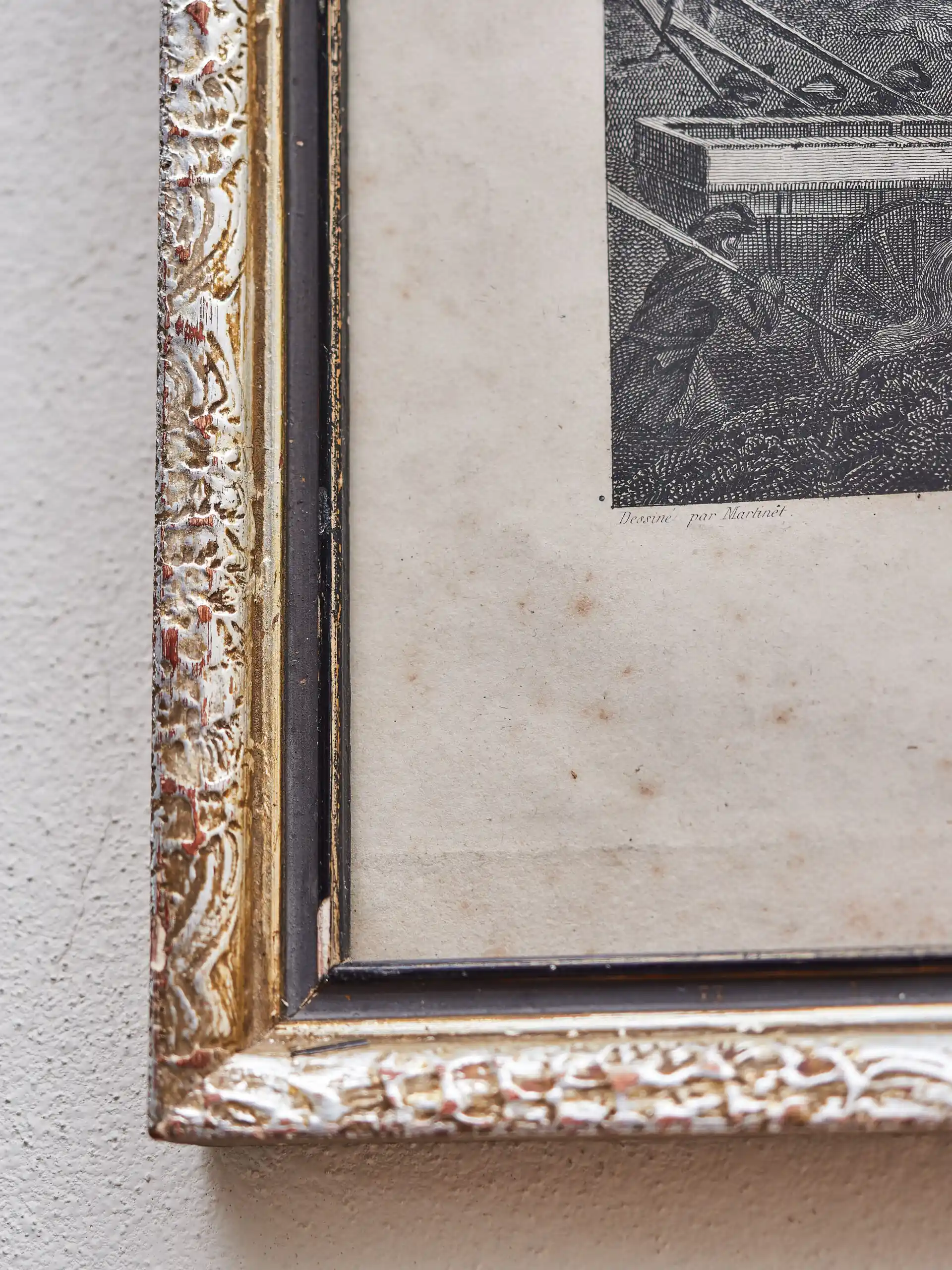 Mědirytina přechod přes Rýn vojska Ludvíka XIV