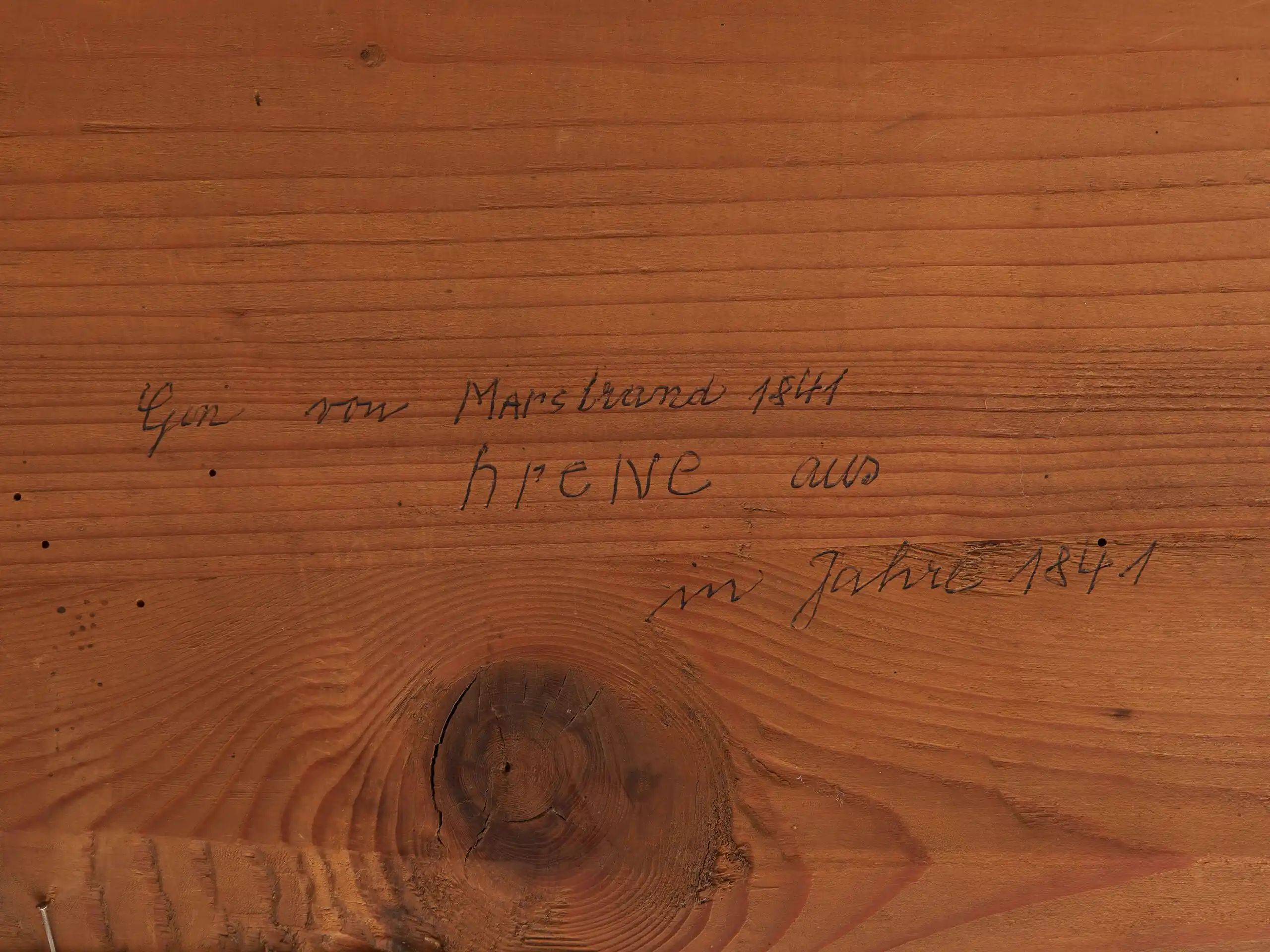 Litografie Scéna říjnové slavnosti římské, Marstrand 1841, Hanfstaengl Dresden