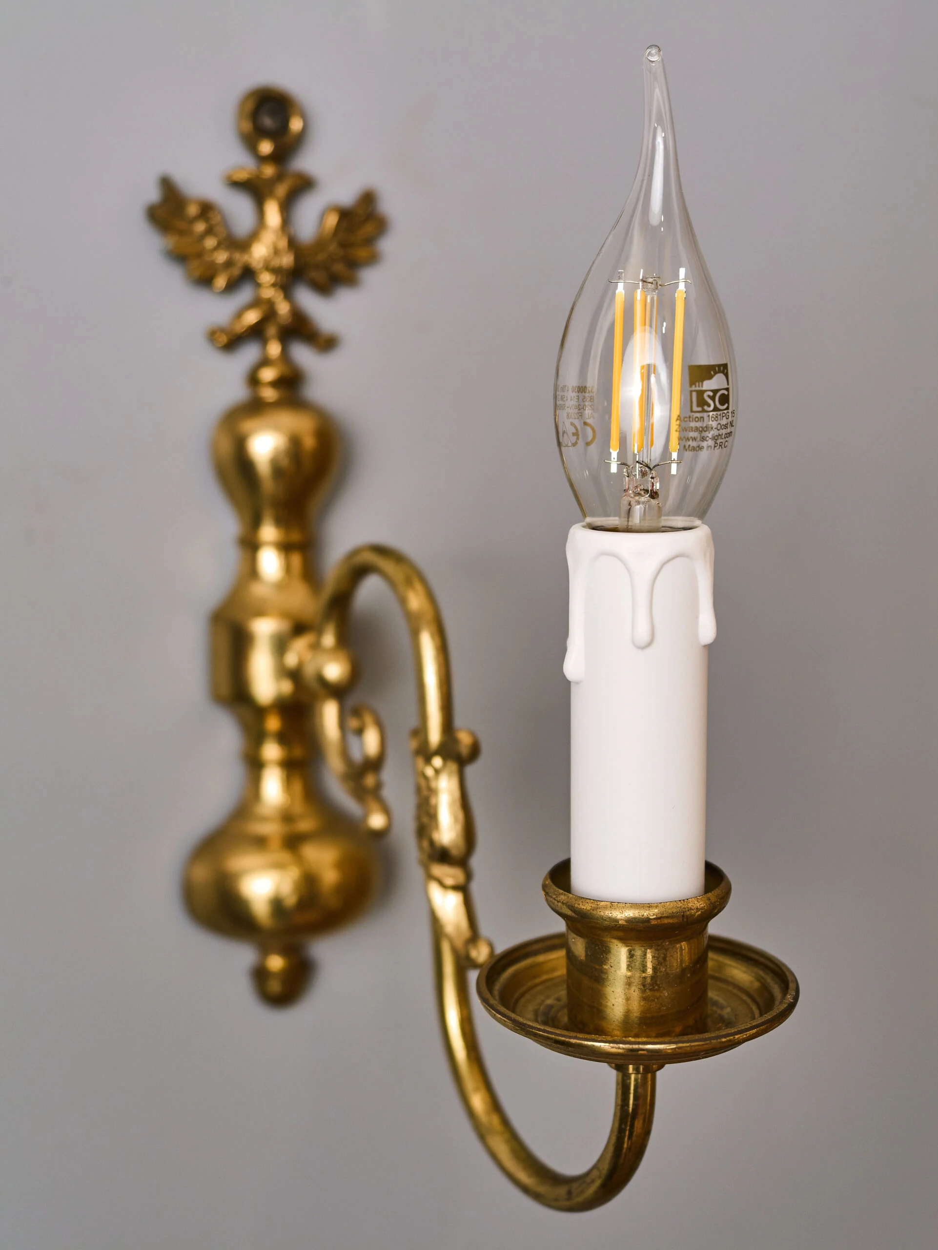 Holandská nástěnná lampa / aplika