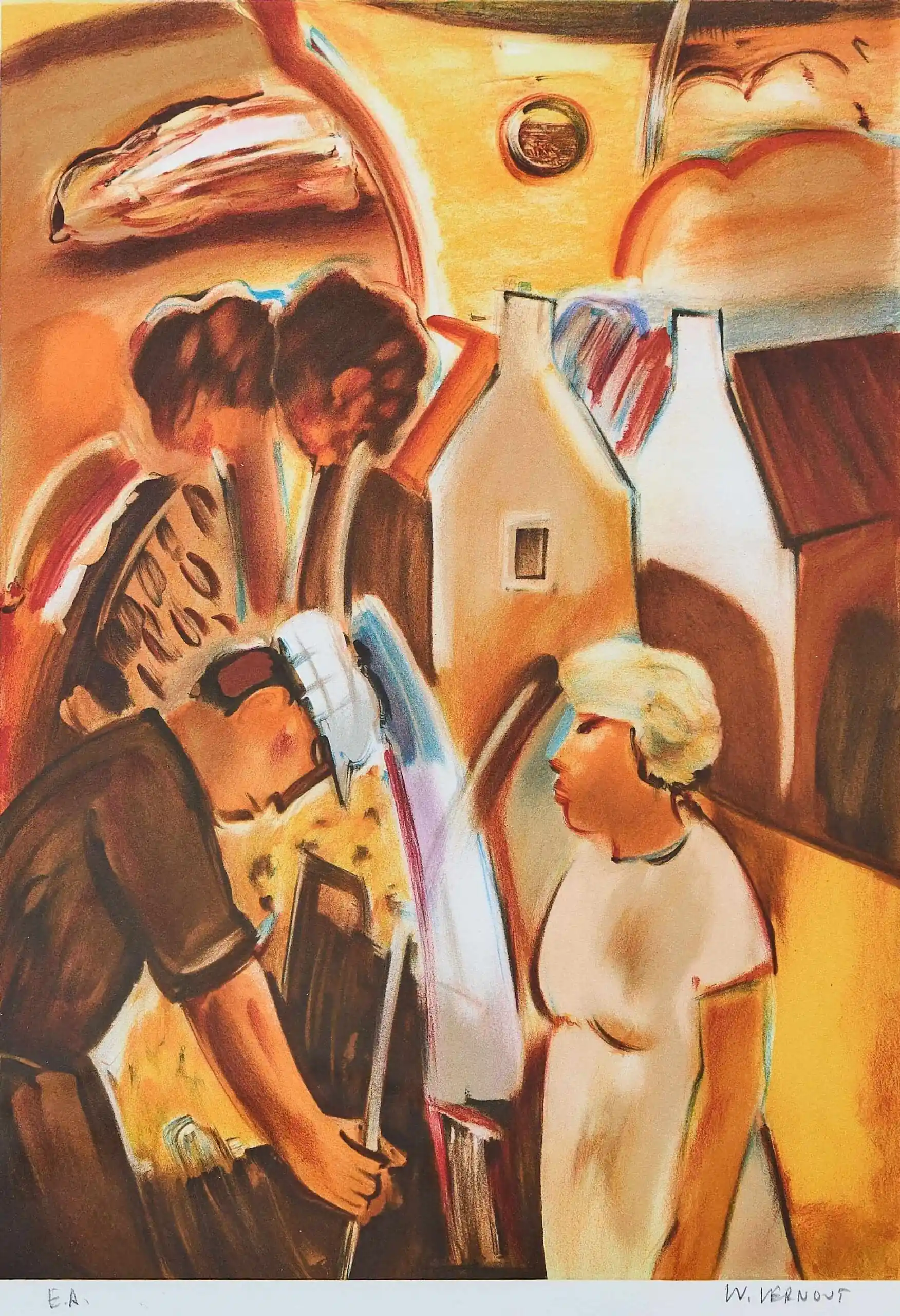 Ward Lernout – litografie EA