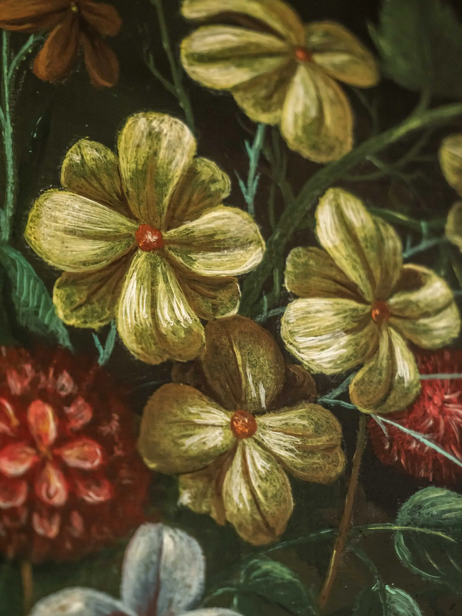 Květinové zátiší v renesančním stylu 78,5 X 69 cm – Reservé Z.P.