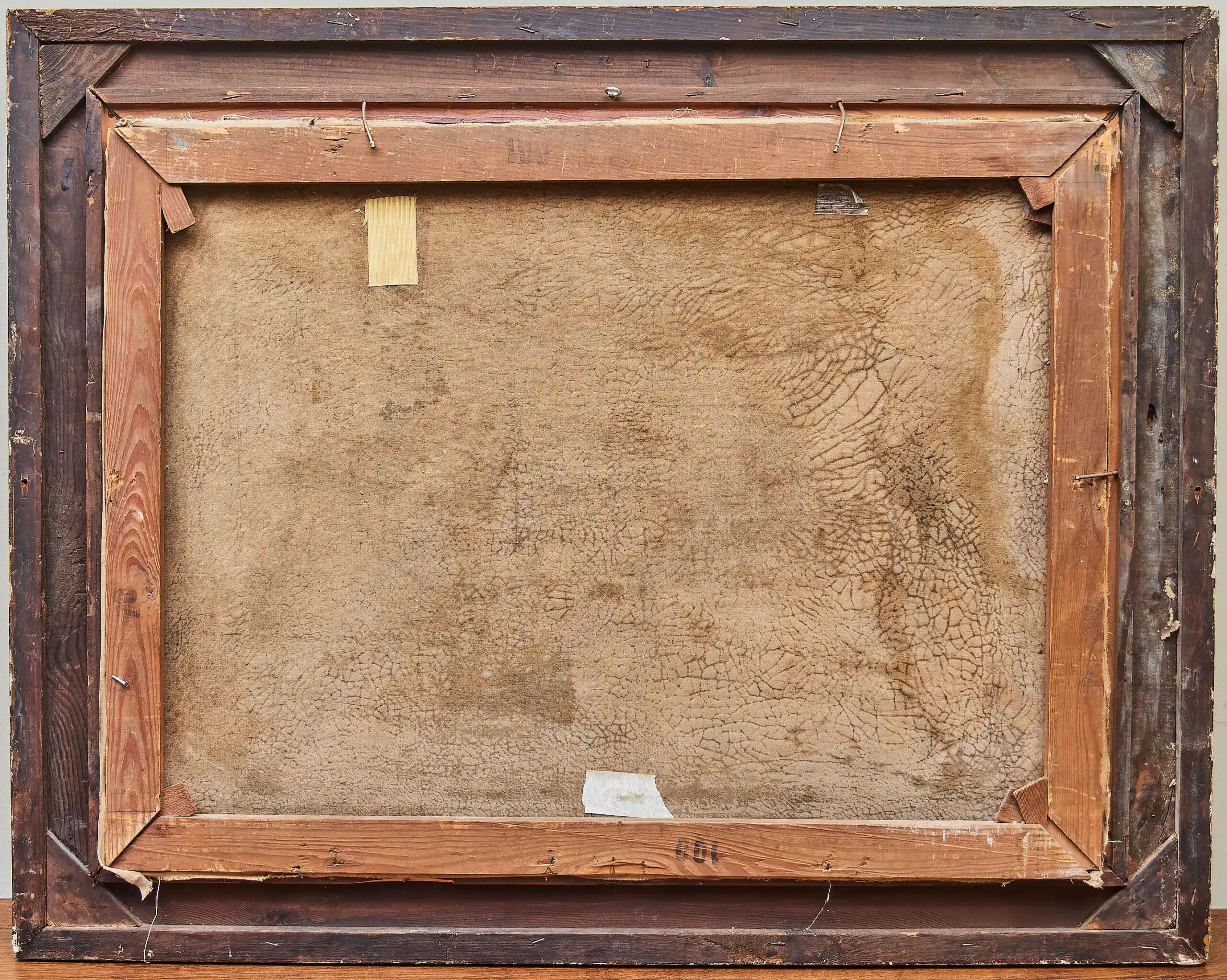 Olejomalba – Sedlák s koňmi při odpočinku – Reservé Z.P.