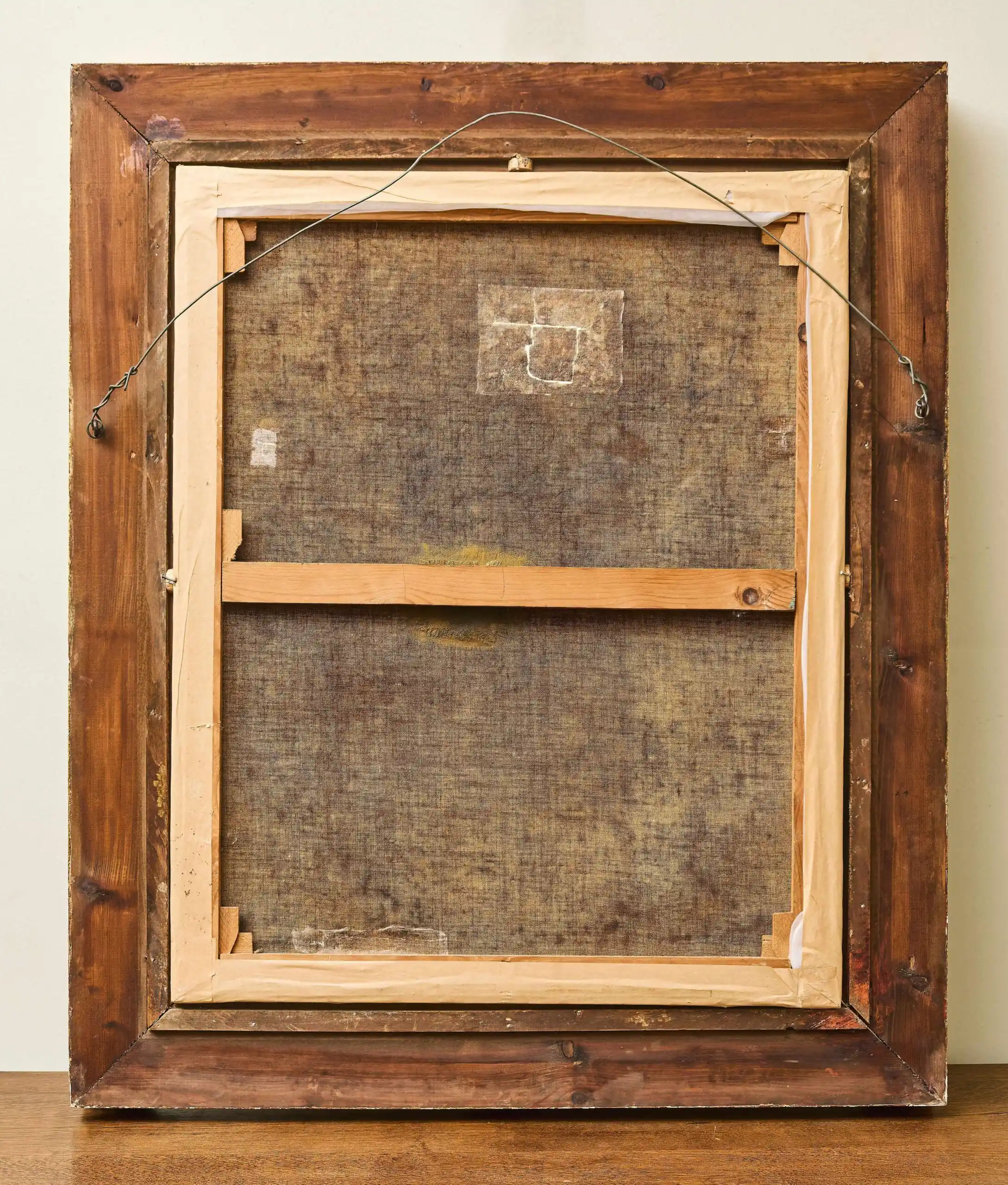 Výhled do krajiny. Sign. 92 X 77 cm , malba