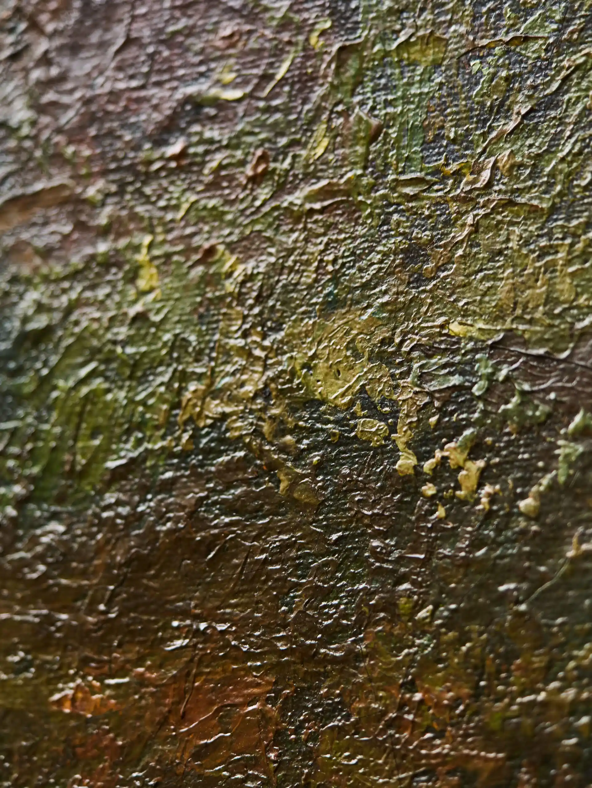 Výhled do krajiny. Sign. 92 X 77 cm , malba