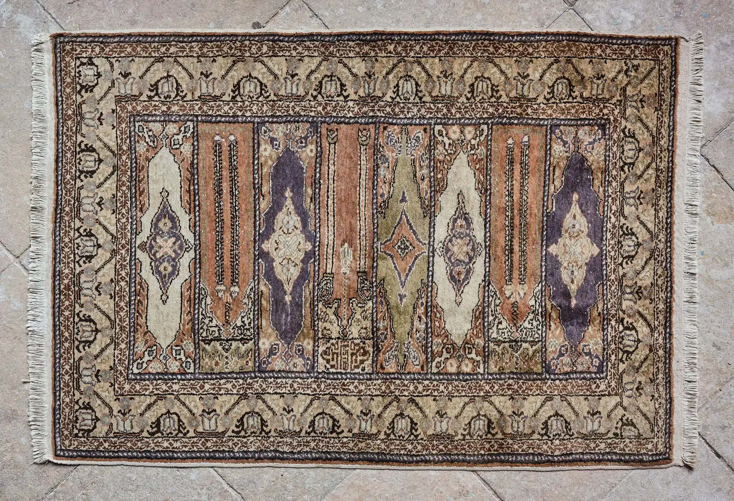 Turecký koberec Kayseri – skupinový modlitební 138 x 90 cm