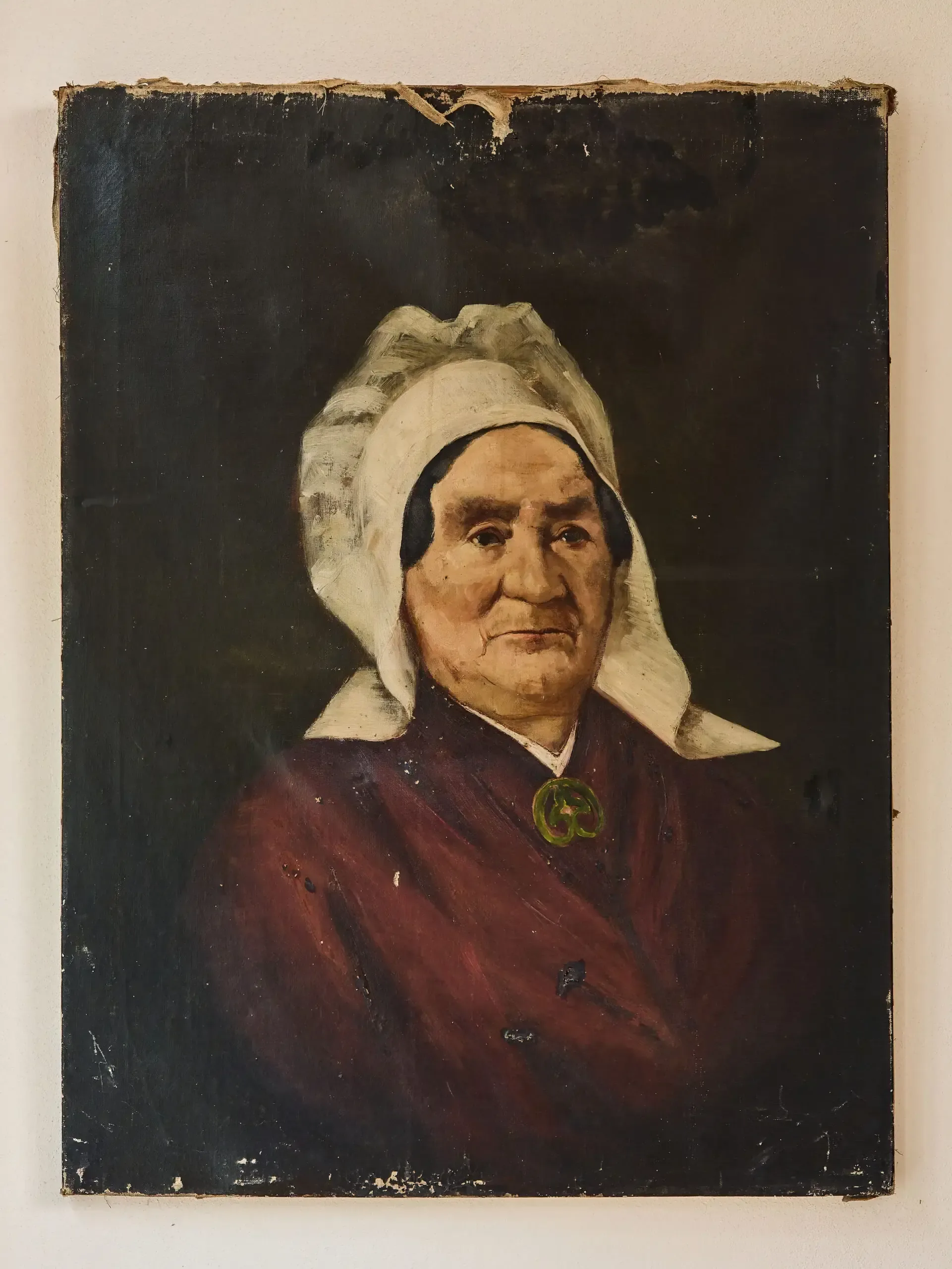 Dvojice historických portrétních maleb 19. století – Adele Mertens & Petrus Franciscus Mertens