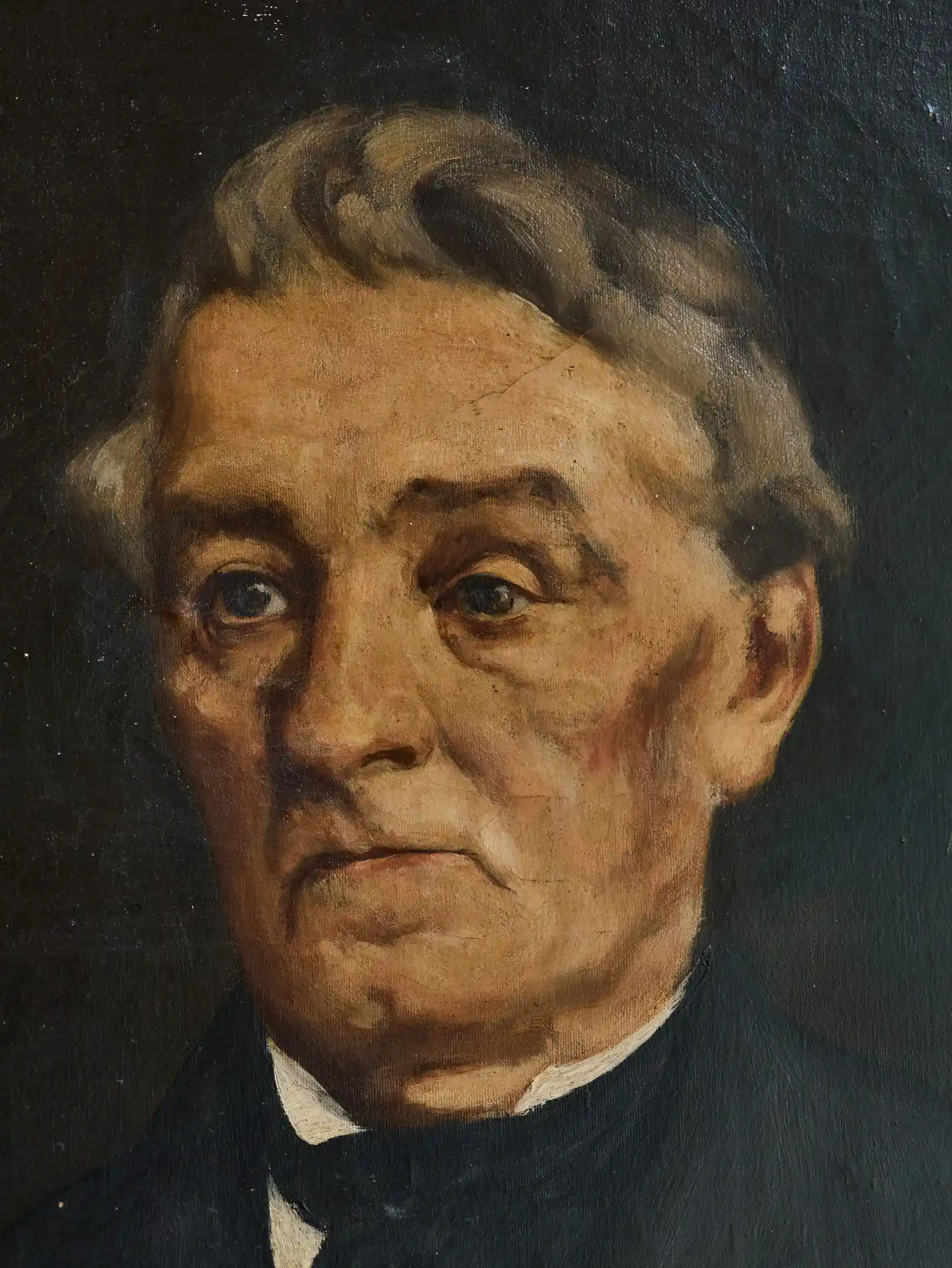 Dvojice historických portrétních maleb 19. století – Adele Mertens & Petrus Franciscus Mertens