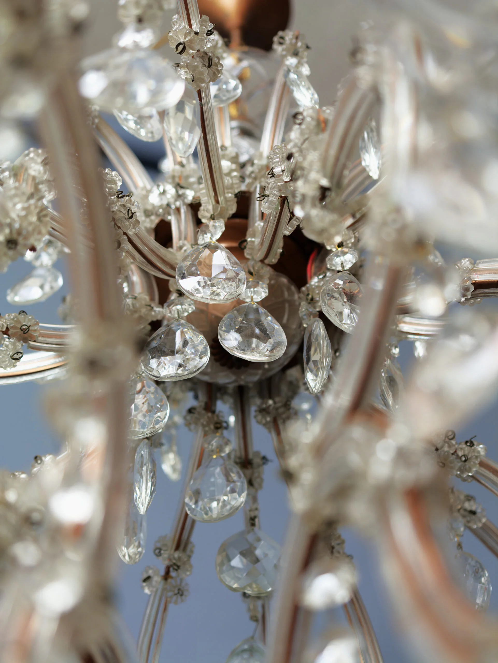 Velký křišťálový lustr Marie Terezie 17 žárovek