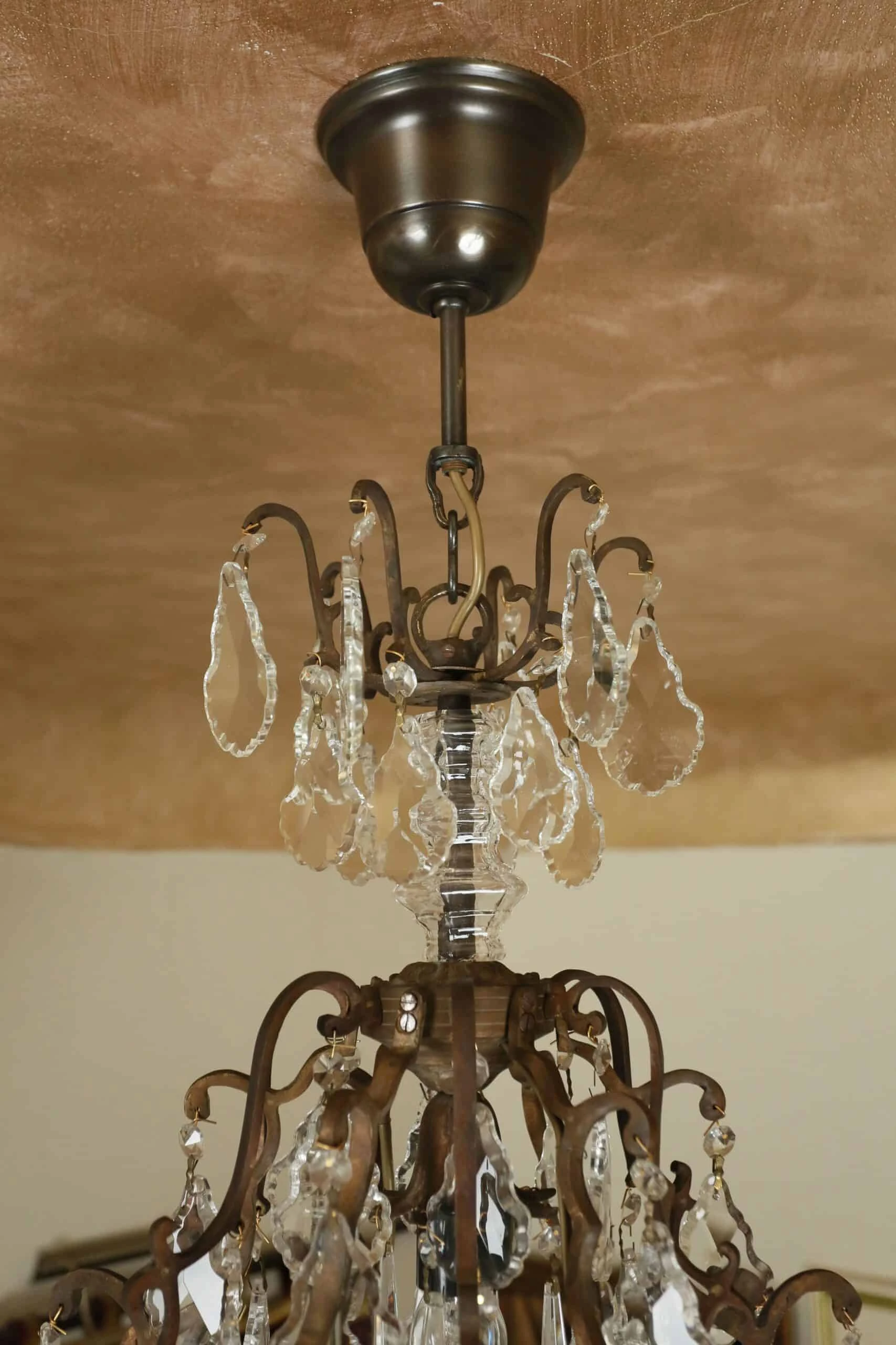 Párové křišťálové lustry Ludvík XVI