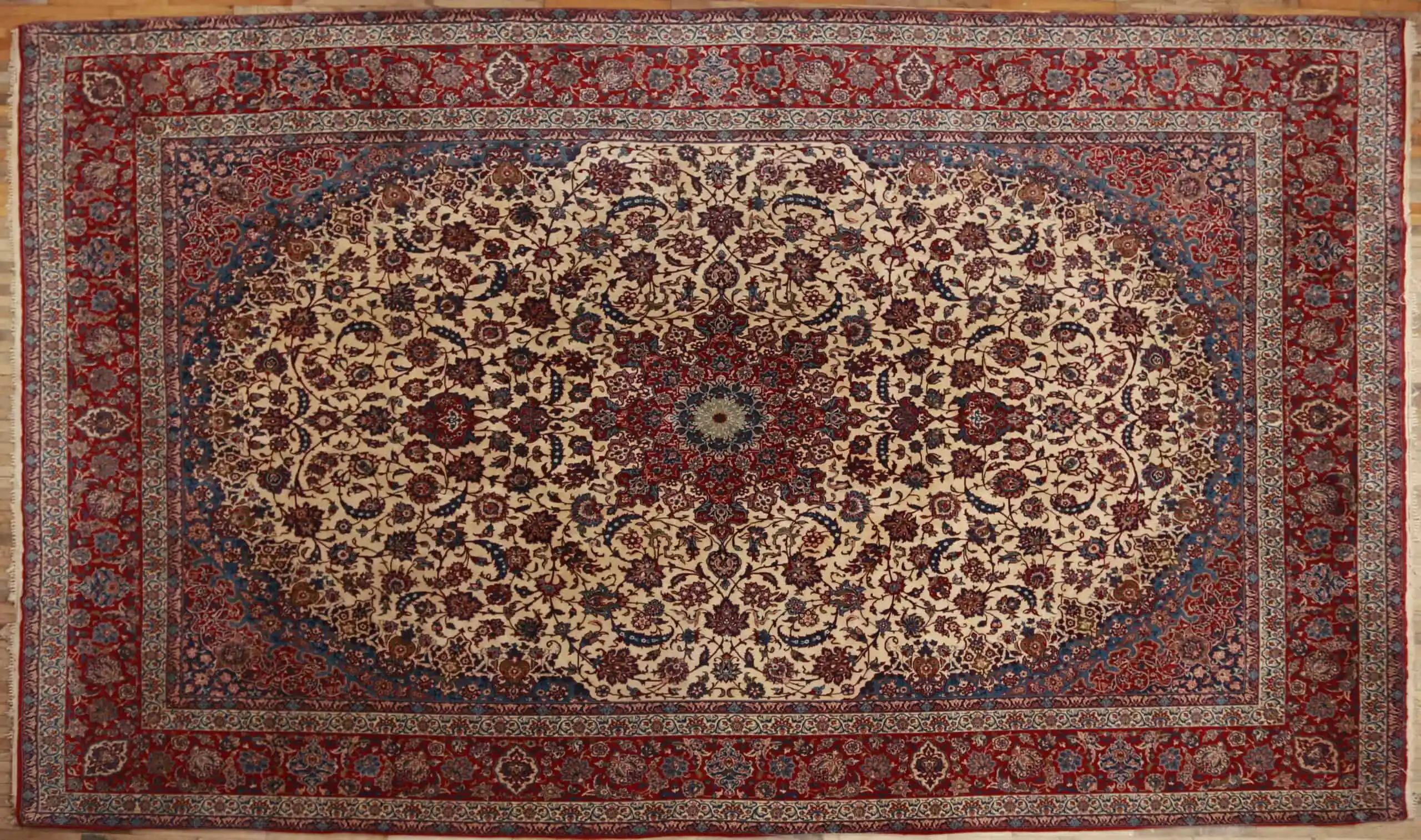 Perský koberec Isfahan 400 X 260 cm milion uzlíků na m2 – Reservé