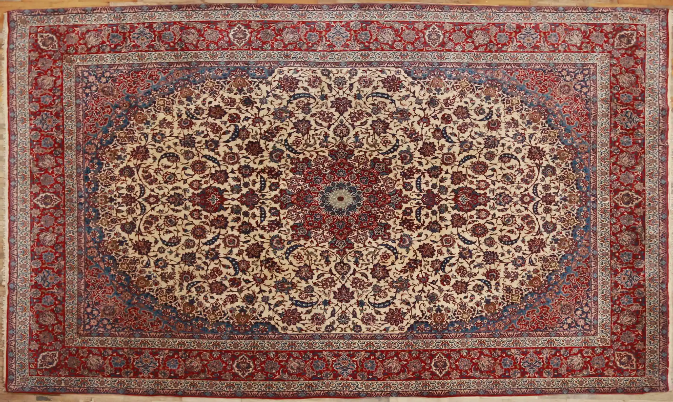 Perský koberec Isfahan 400 X 260 cm milion uzlíků na m2 – Reservé