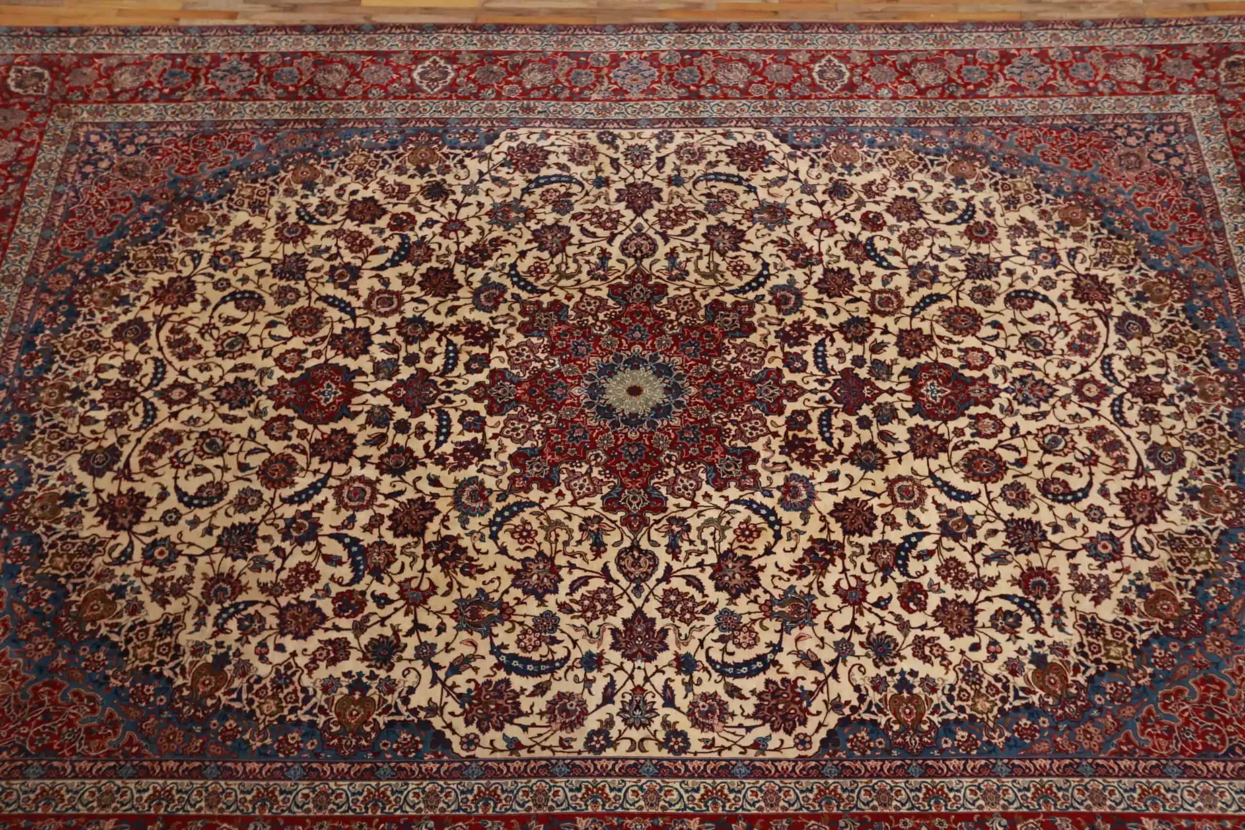 Perský koberec Isfahan 400 X 260 cm milion uzlíků na m2 – Reservé