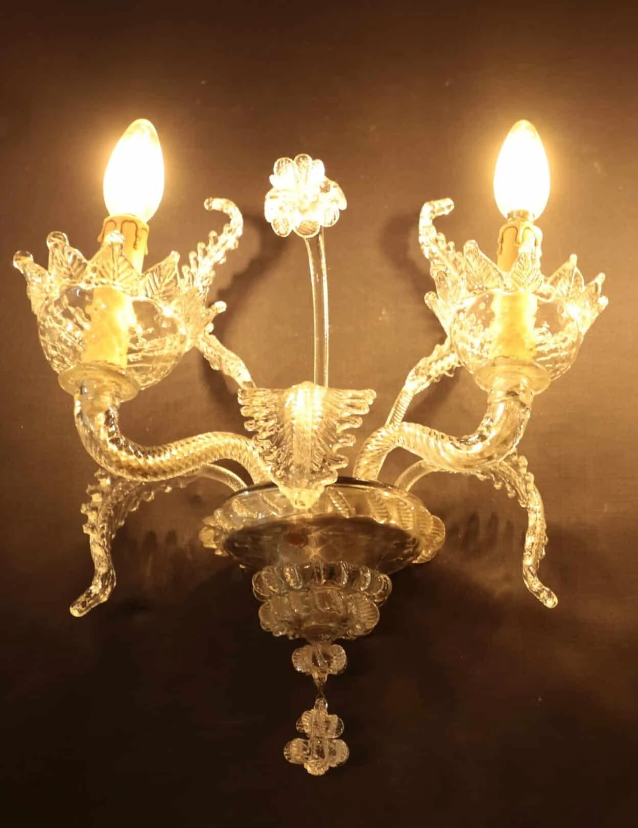 Nástěnná lampa Murano