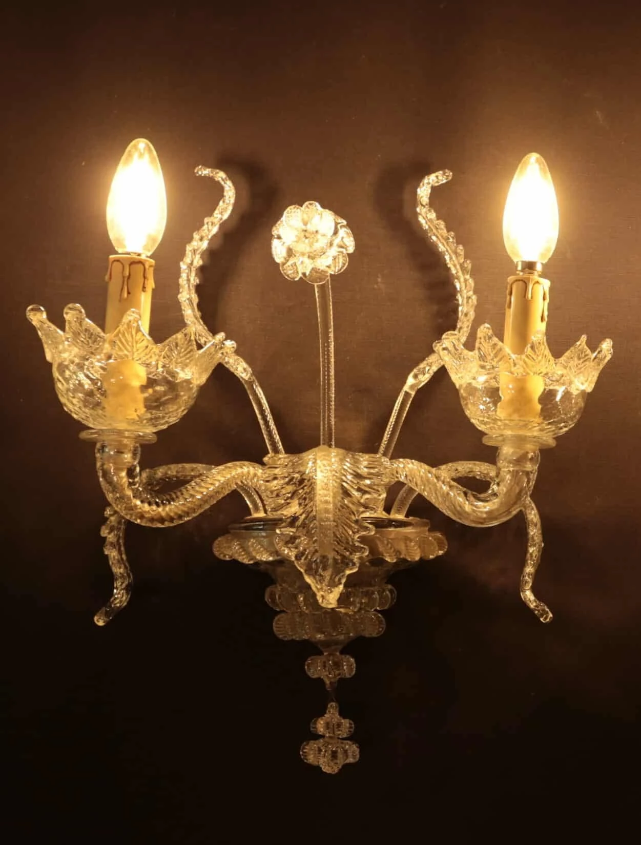 Nástěnná lampa Murano