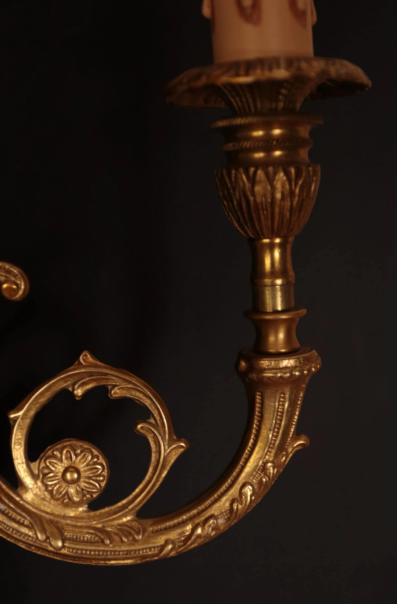 Klasicistní nástěnné lampy / světla 4 kusy