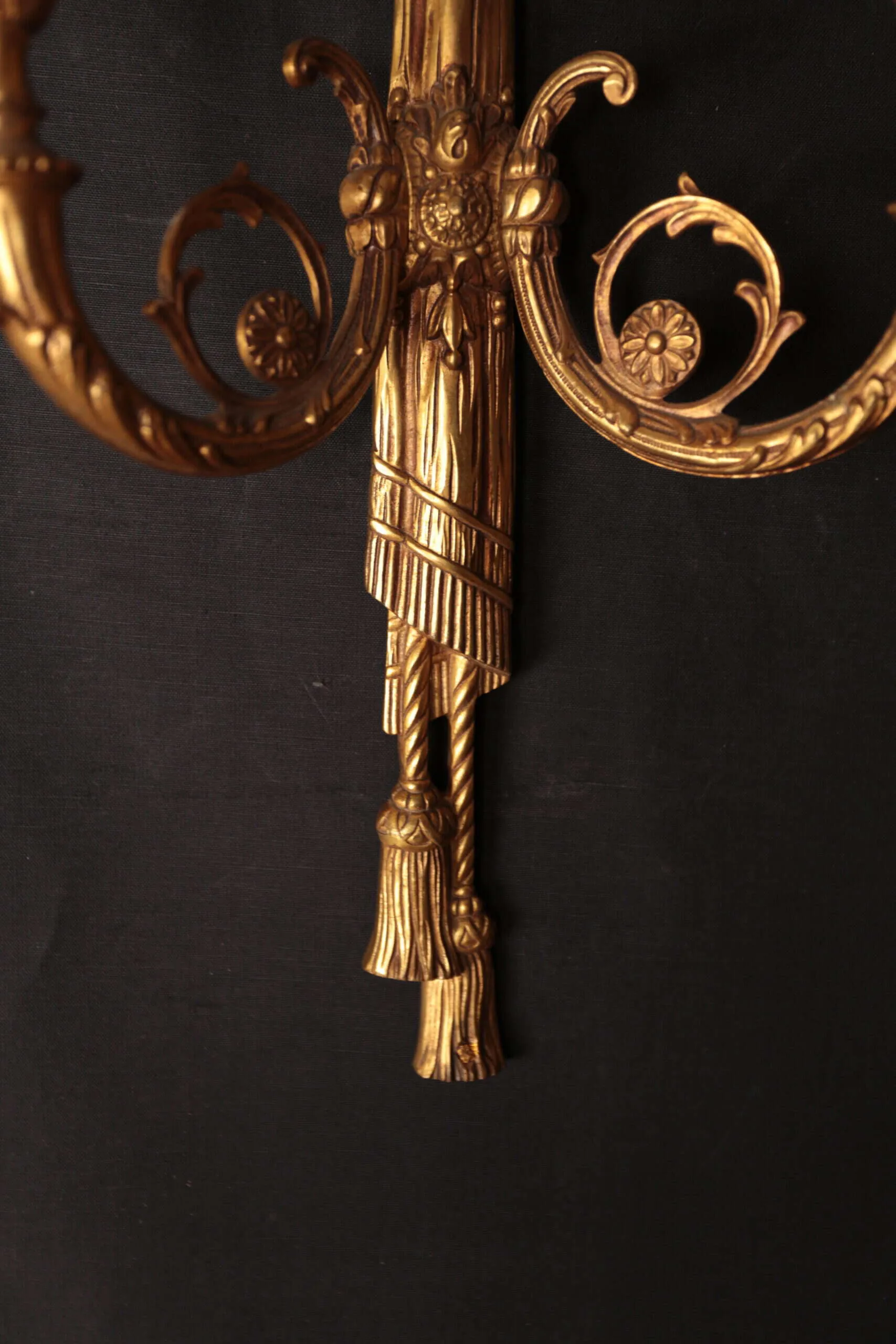 Klasicistní nástěnné lampy / světla 4 kusy