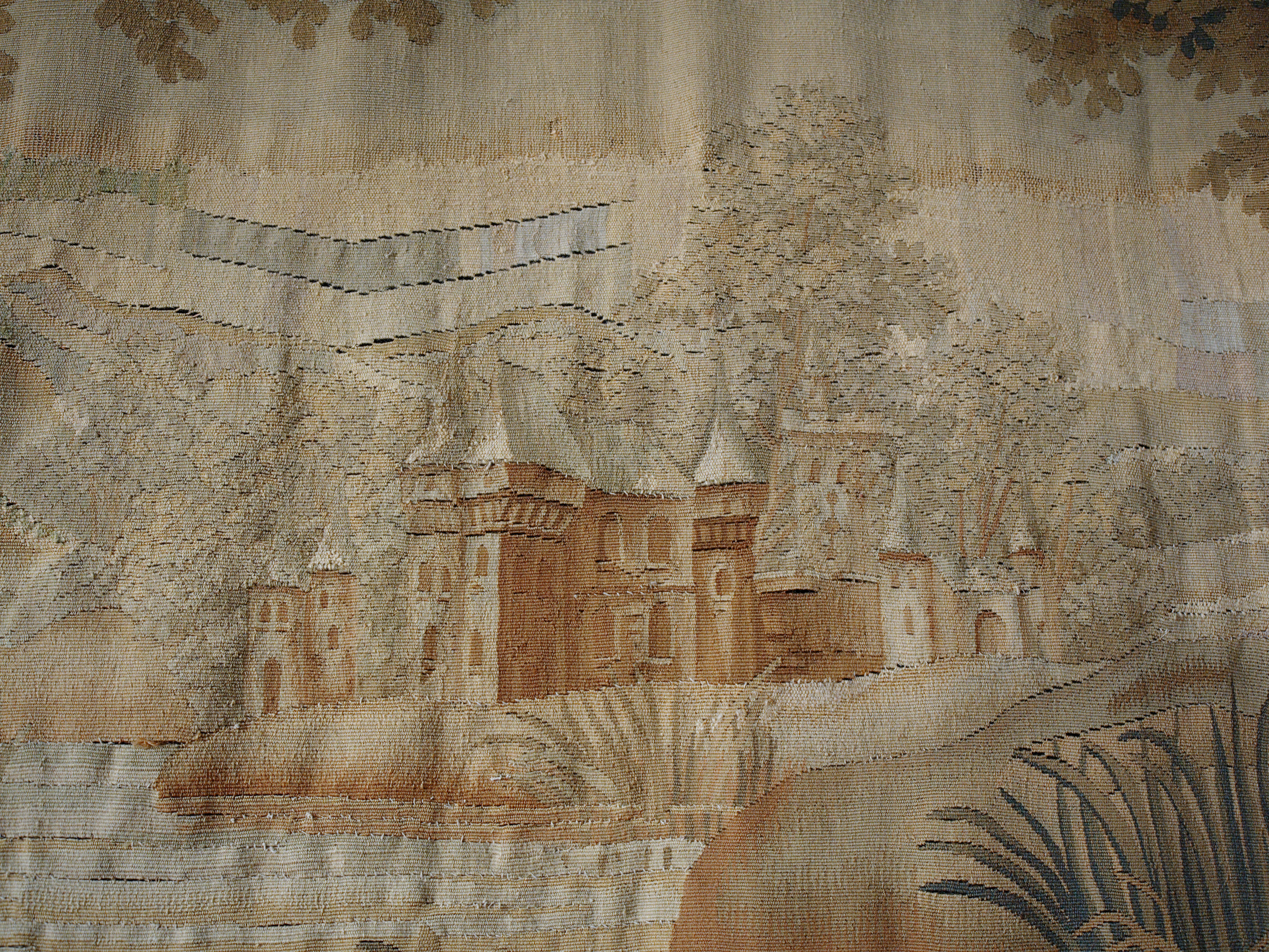 Francouzská tapiserie/ gobelín ze zámku 448 X 180 cm