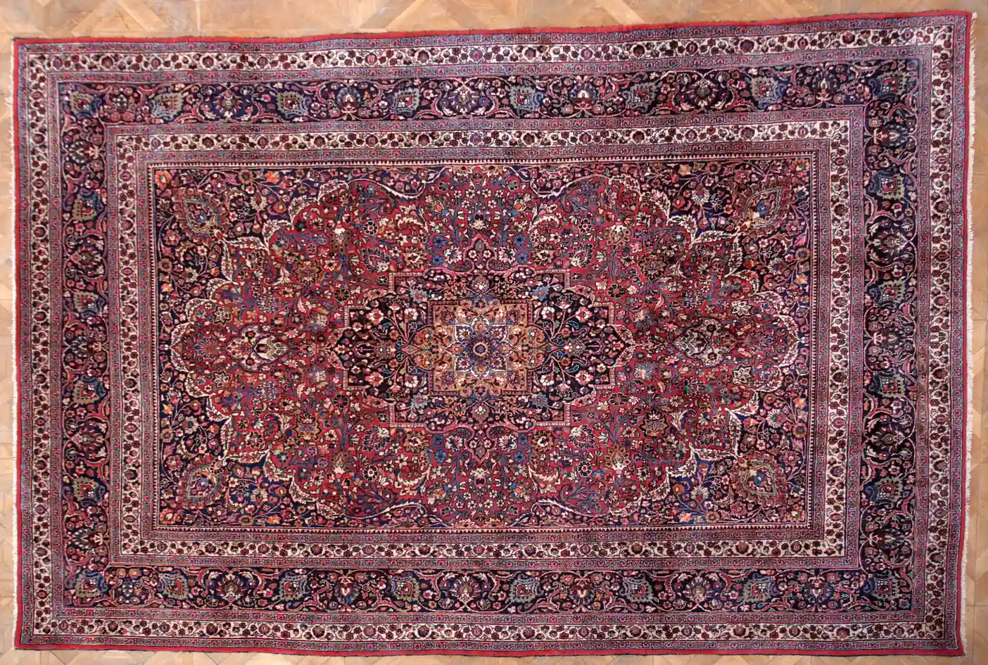 Perský koberec Mashad s certifikátem 420 x 304 cm