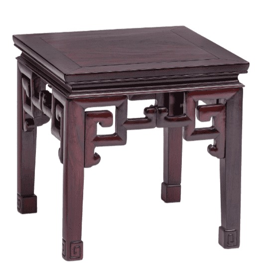 Čínský stolek / podstavec řezbovaný