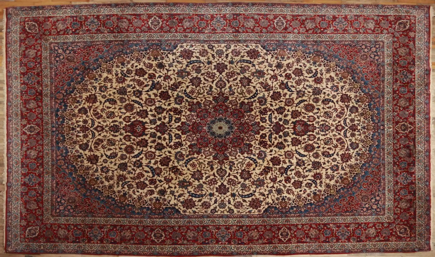 Perský koberec Isfahan 400 X 260 cm milion uzlíků na m2 – Reservé