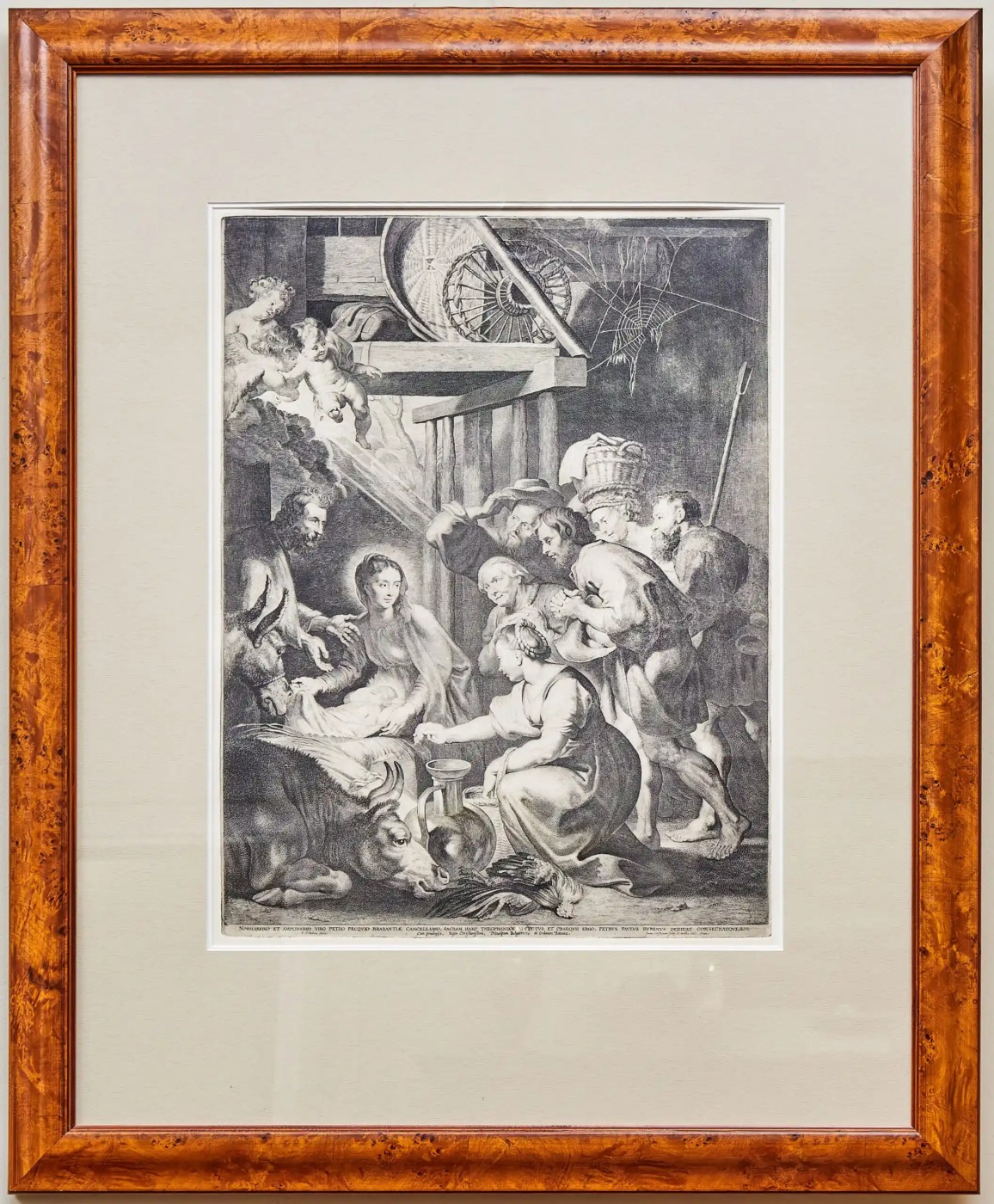 Mistrovská grafika podle Rubense – Adorace pastýřů (1620)