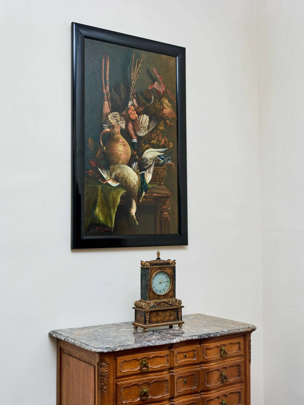 Lovecké zátiší. Olej. D. Huyvetter