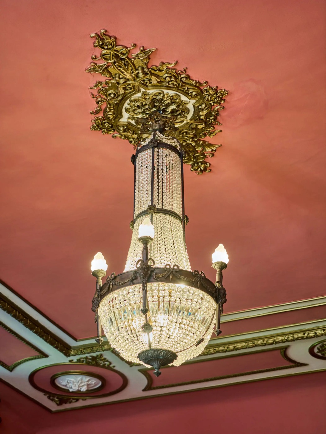 Velký starožitný lustr Ludvík XVI – Hruška