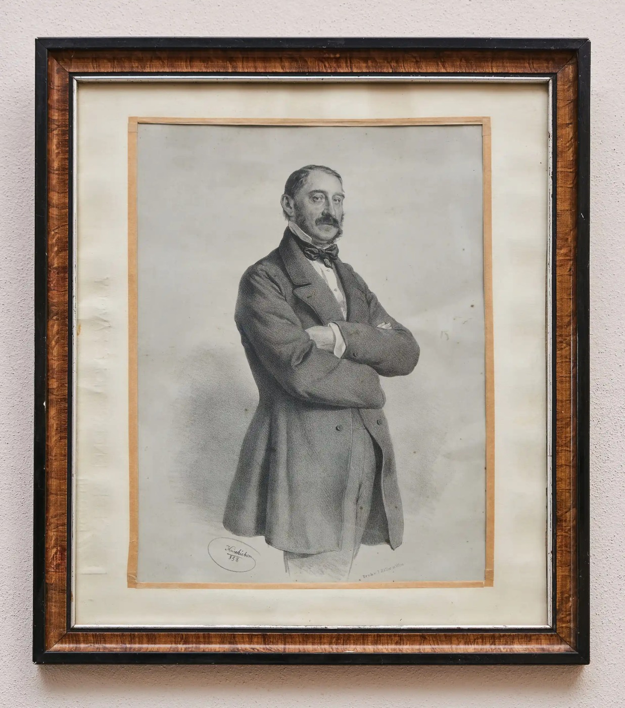 Grafika gentlemana z 19. století Wien