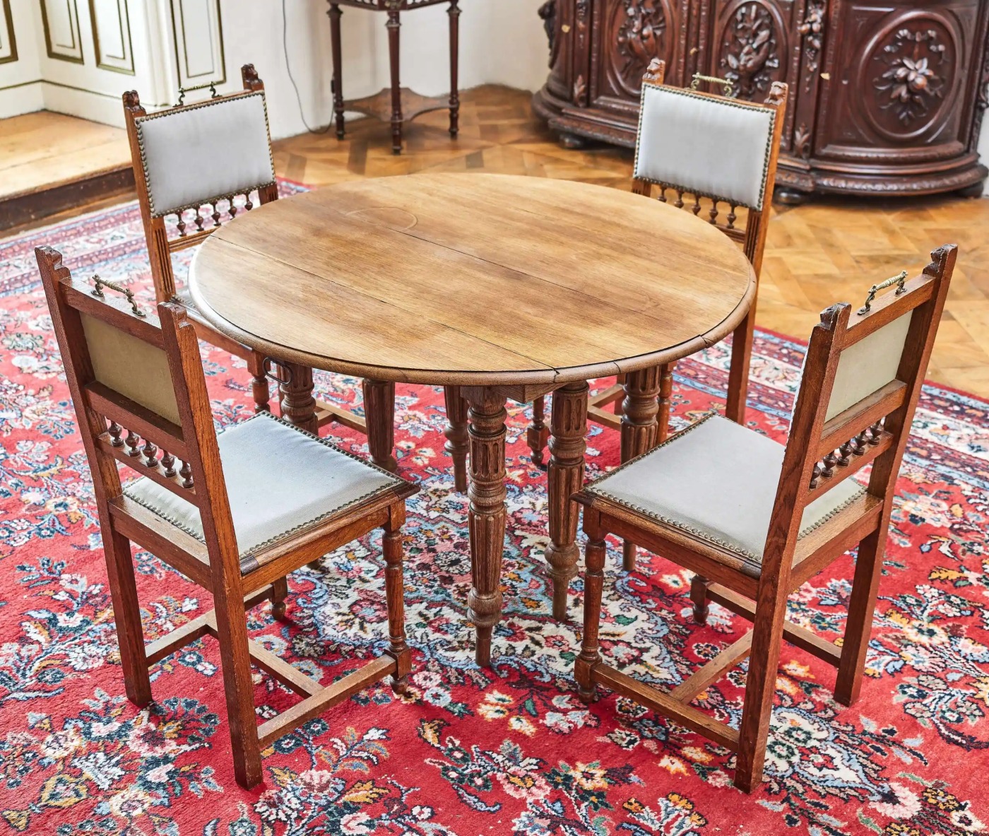 Rozkládací dubový stůl Gate Leg Table