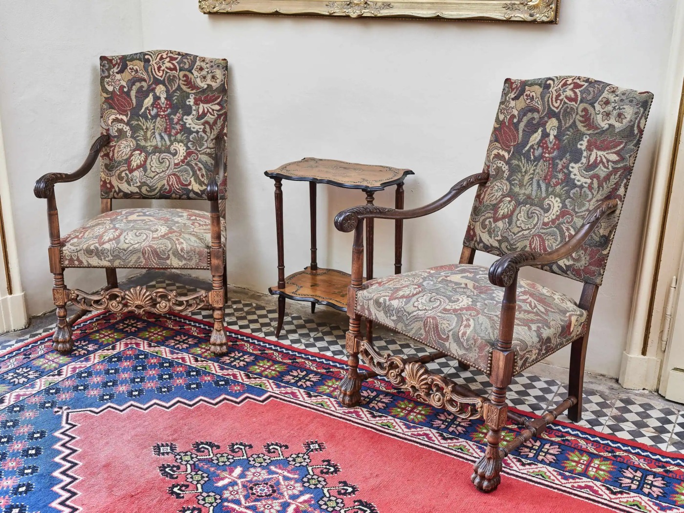 Párová křesla ve stylu Krále Slunce