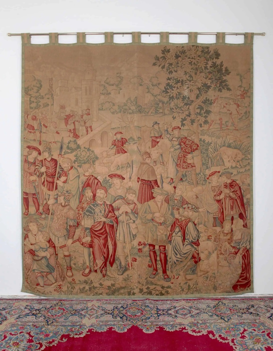 Velký gobelín / Tapiserie „Založení Říma” 293 X 256 cm