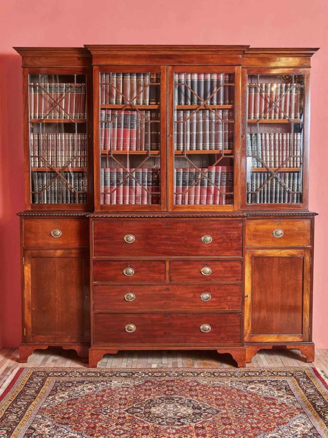 Starožitná Anglická knihovna se sekretářem Regetnství