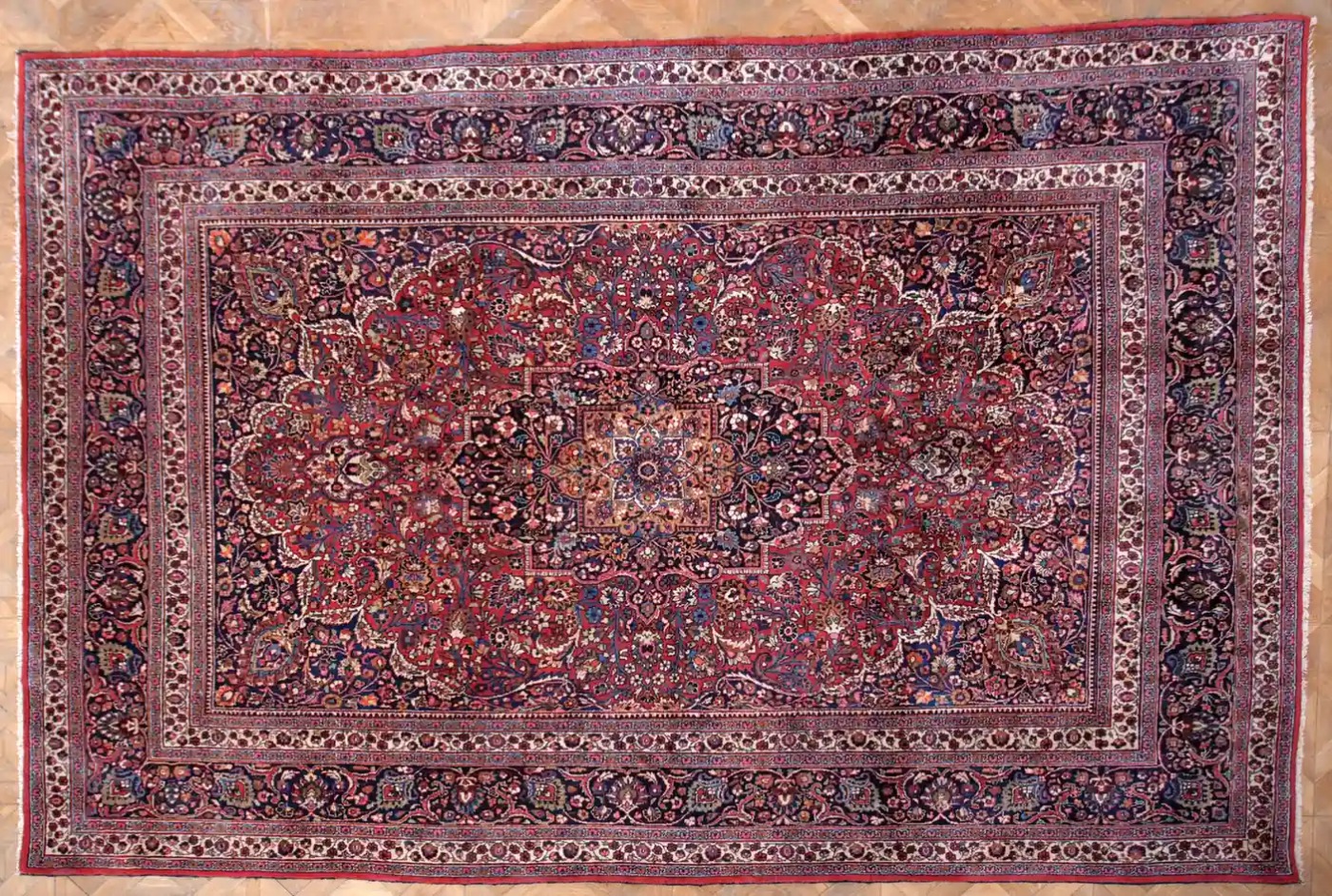 Perský koberec Mashad s certifikátem 420 x 304 cm