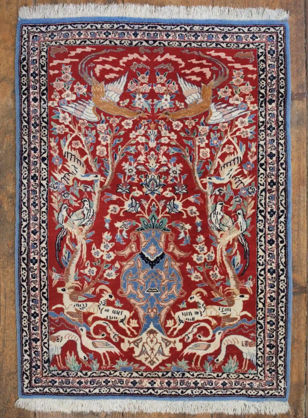 Ručně vázaný kobereček Isfahan 106 X 71 cm