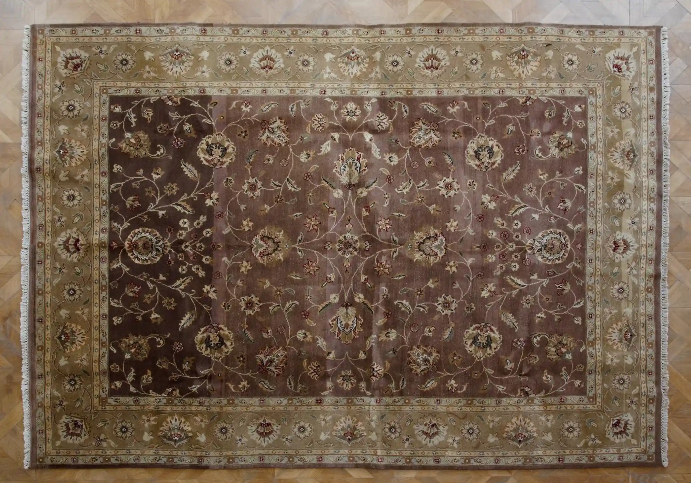 Ručně vázaný koberec Agra 374 × 272 cm